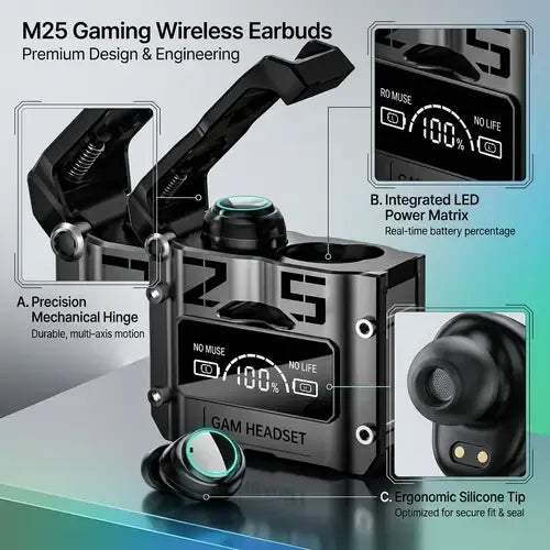 M25 wireless Blutood Earbuds