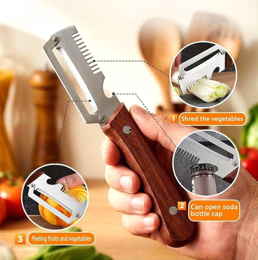 Stainless steel vegetable peeler