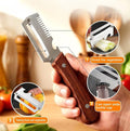 Stainless steel vegetable peeler