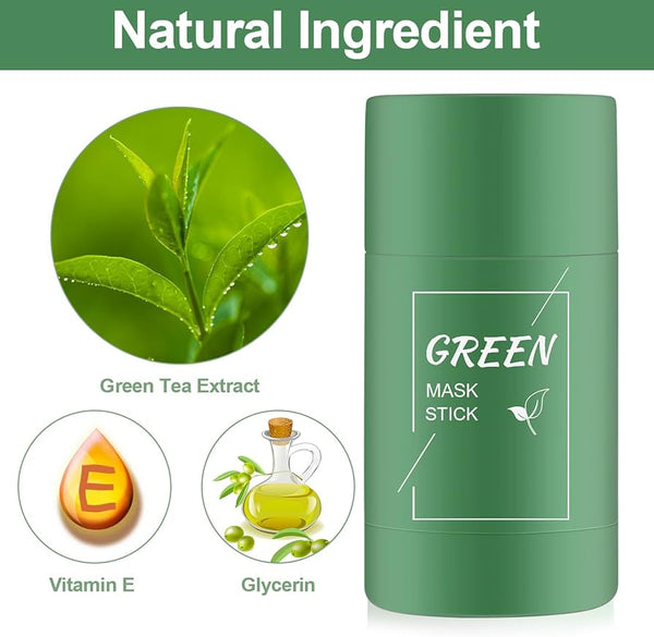THE MAGIC GREEN STICK MASK ,green tea oil control cleansing mask