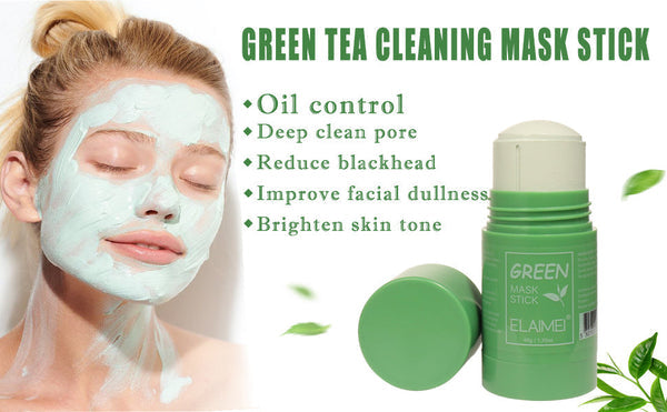 THE MAGIC GREEN STICK MASK ,green tea oil control cleansing mask