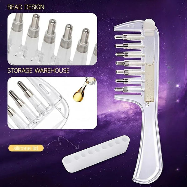 Transparent Hair Oil Applicator Comb |